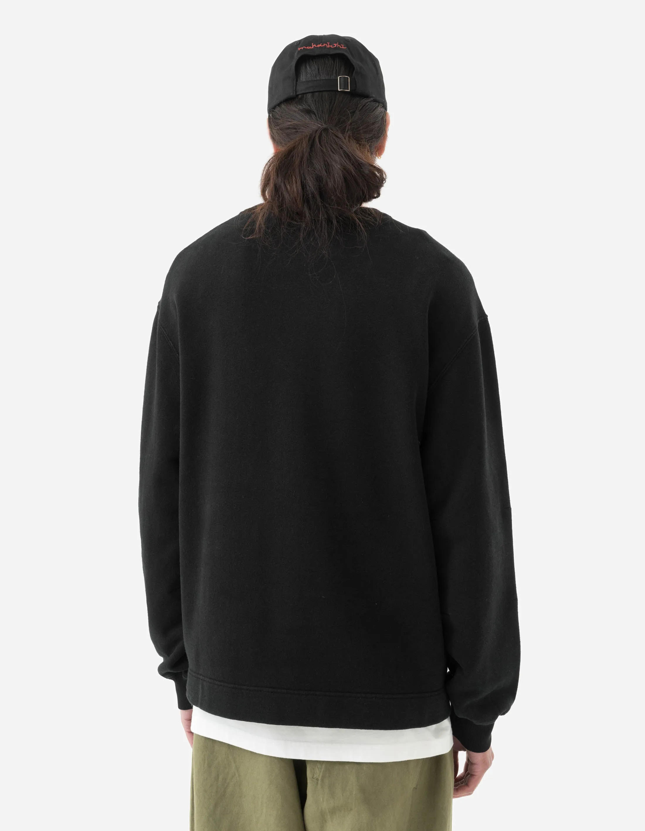 5231 Articulated Hemp Crew Sweat Black