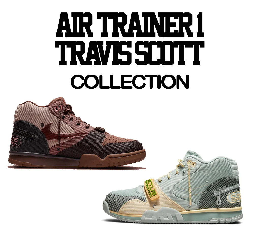 Air Trainer x Travis Scott Grey haze ST Cactus Shirt