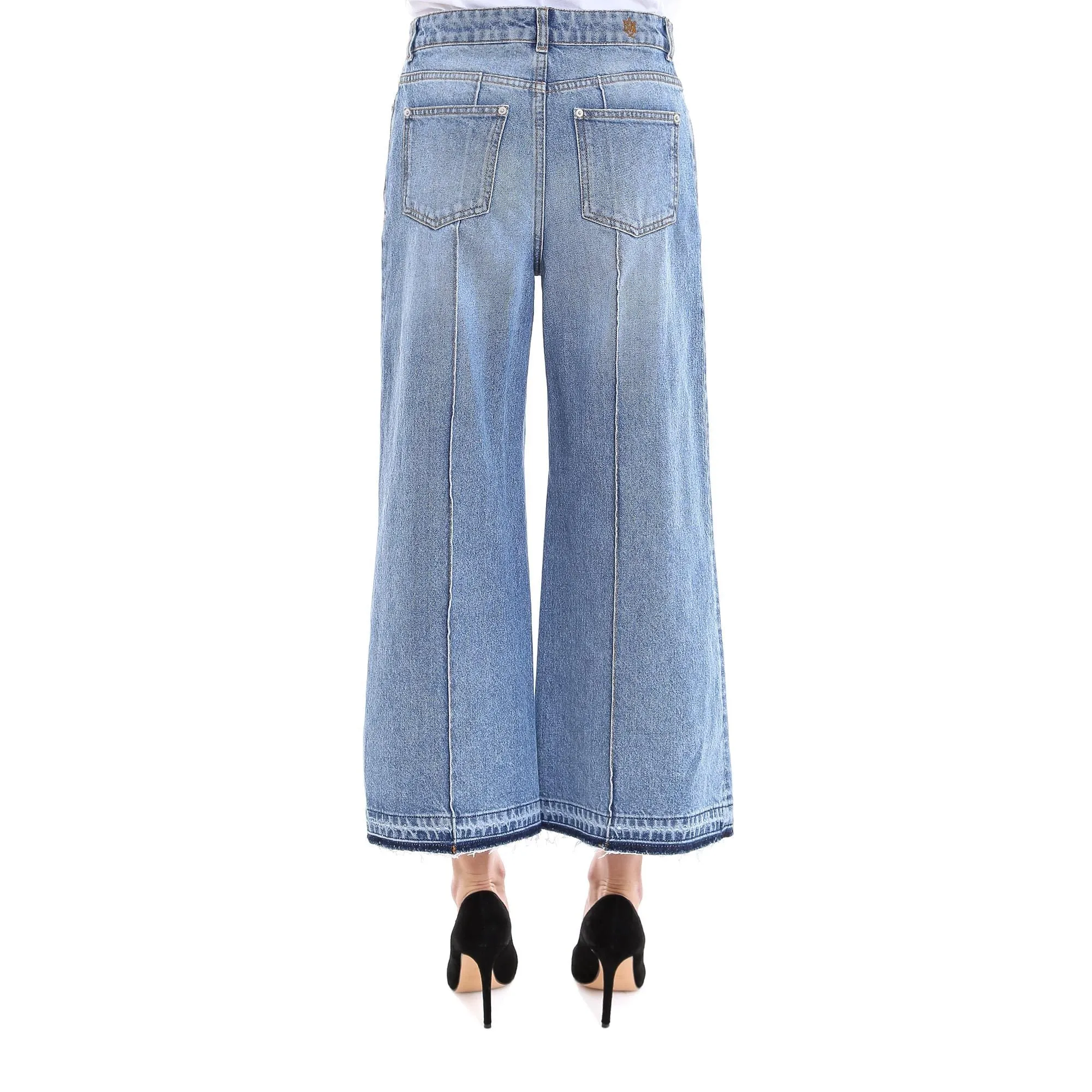 Alexander McQueen Denim Culottes