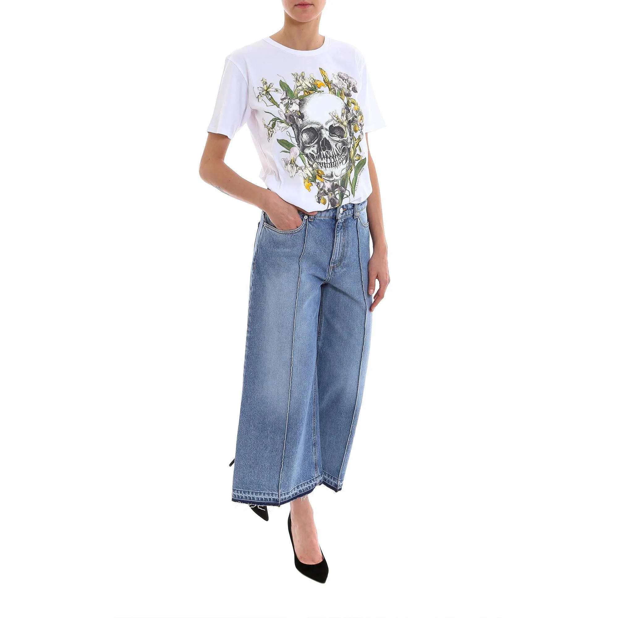 Alexander McQueen Denim Culottes