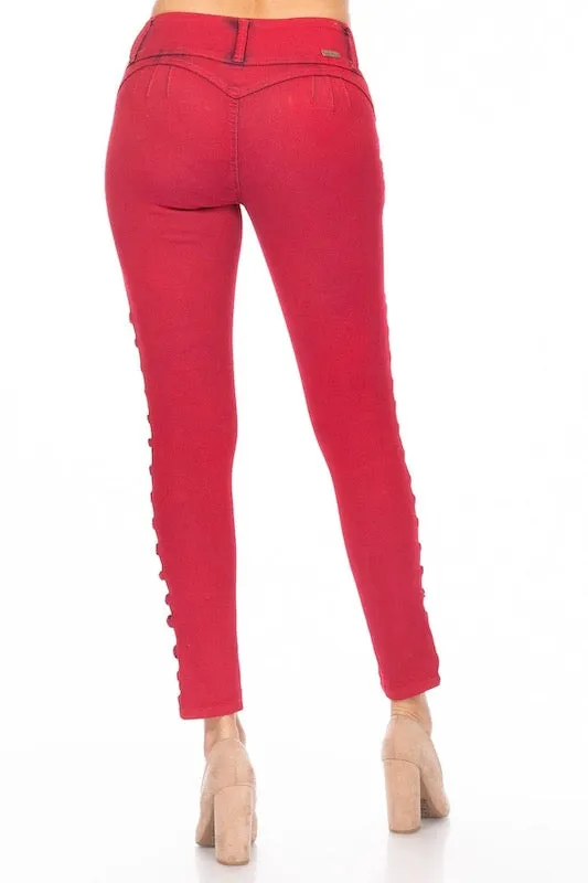 Alva Jeans With Front Ladder Cutouts