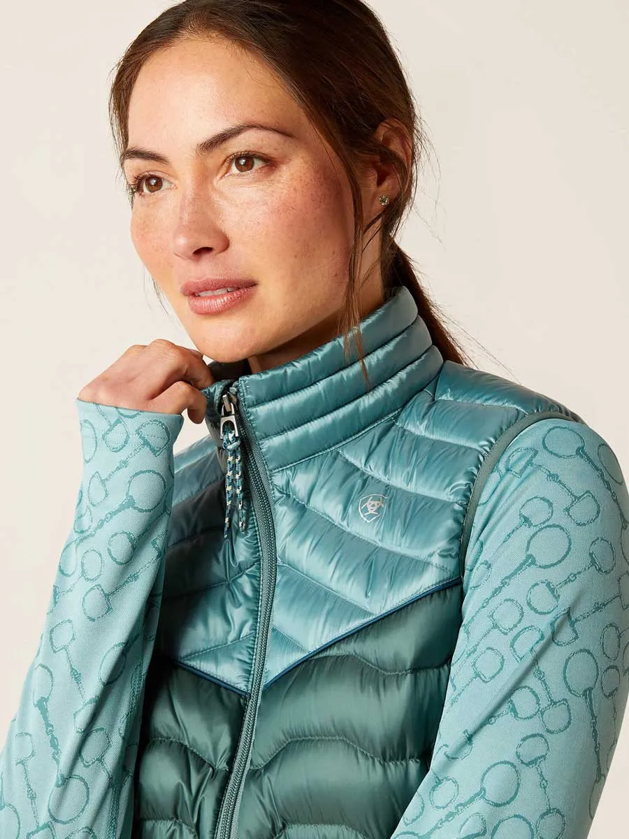 ARIAT Ideal Down Gilet - Womens - Arctic Silver Pine