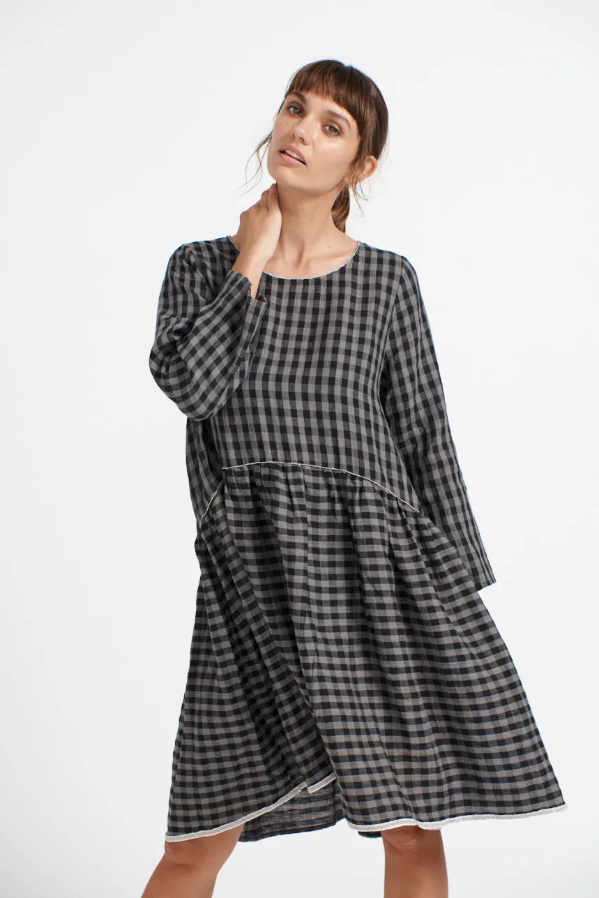 Babydoll Dress in Gingham