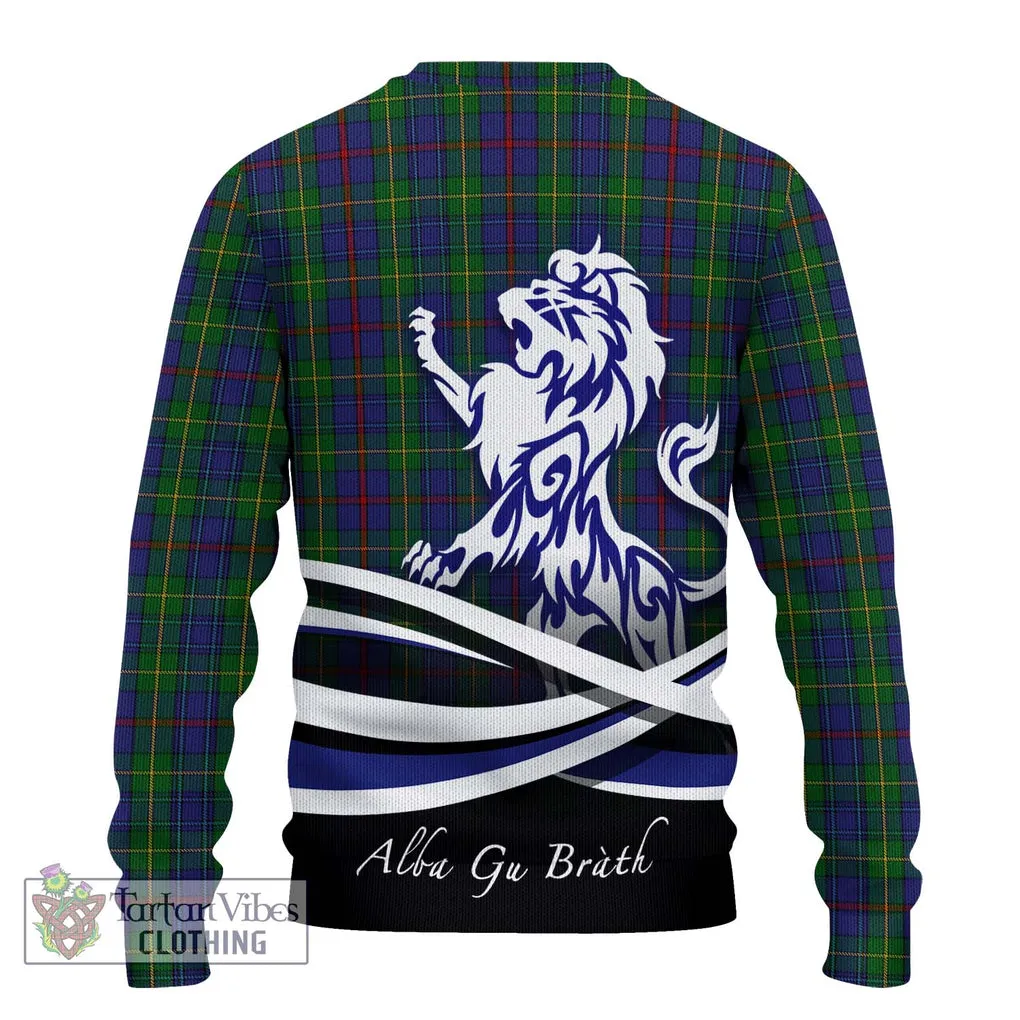 Bailey Tartan Ugly Sweater with Alba Gu Brath Regal Lion Emblem