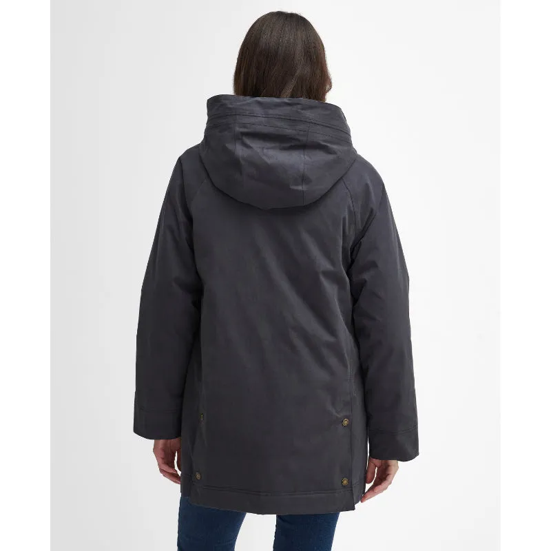 Barbour Winter Beadnell Waterproof Ladies Jacket - Dark Navy/Classic