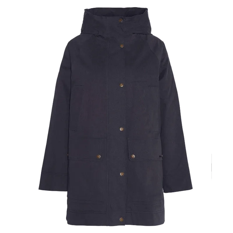 Barbour Winter Beadnell Waterproof Ladies Jacket - Dark Navy/Classic