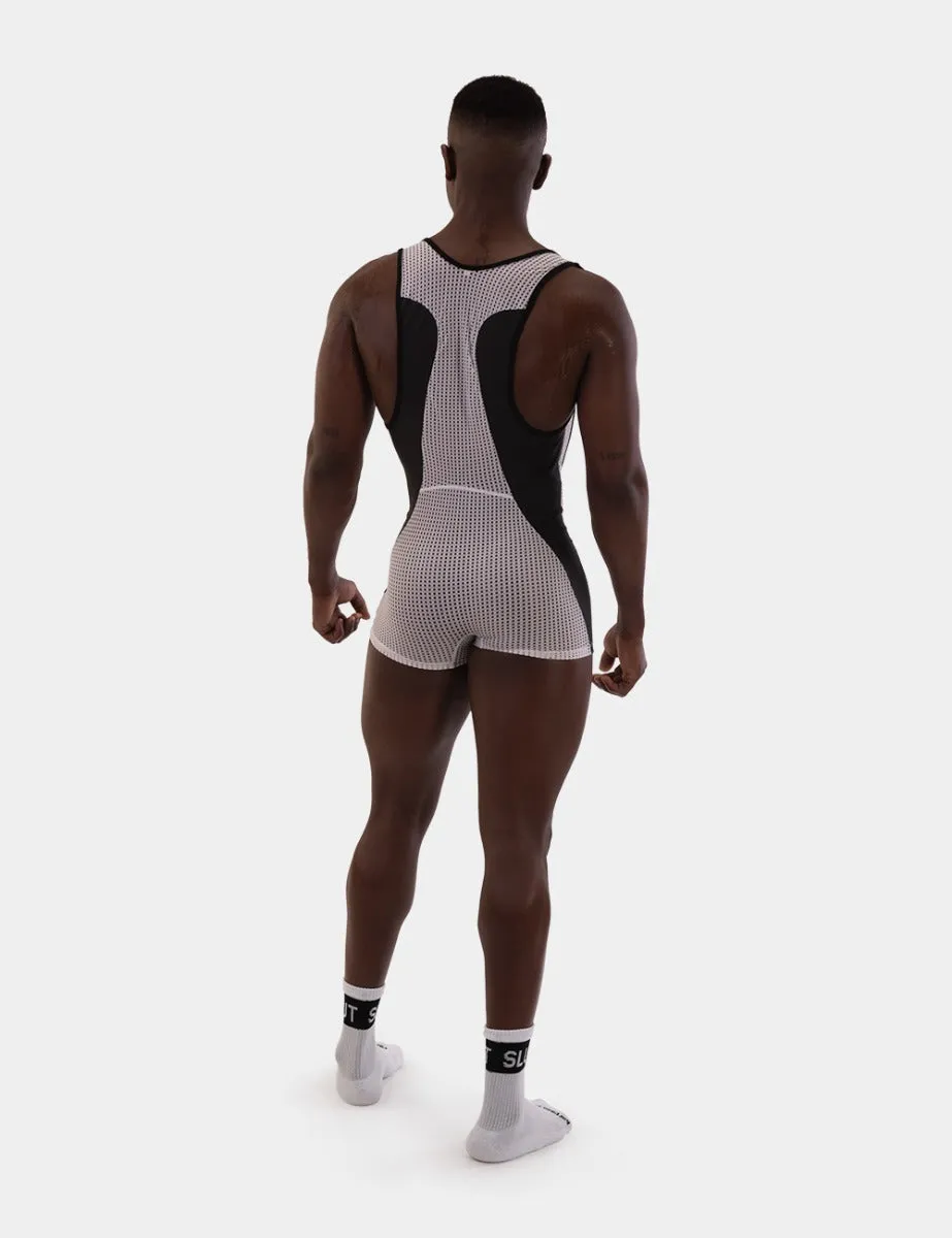 Barcode Berlin Singlet Sanke White Black