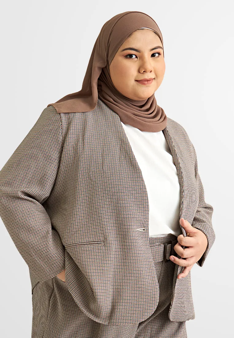 Bellatrix Houndstooth Boxy Work Blazer