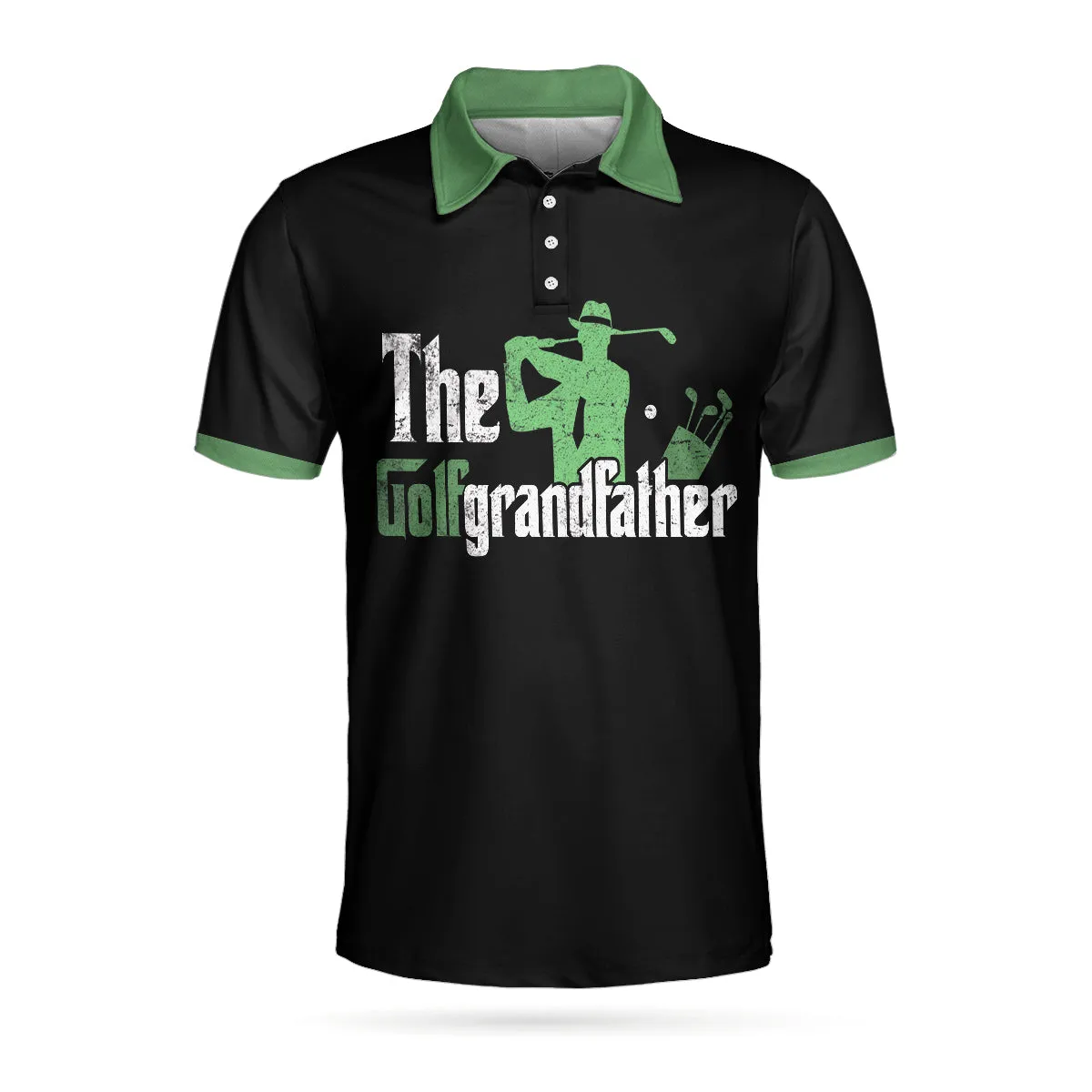 Best Grandpa By Par Short Sleeve Golf Polo Shirt, The Godfather Theme Polo Shirt, Best Golf Shirt For Men Coolspod