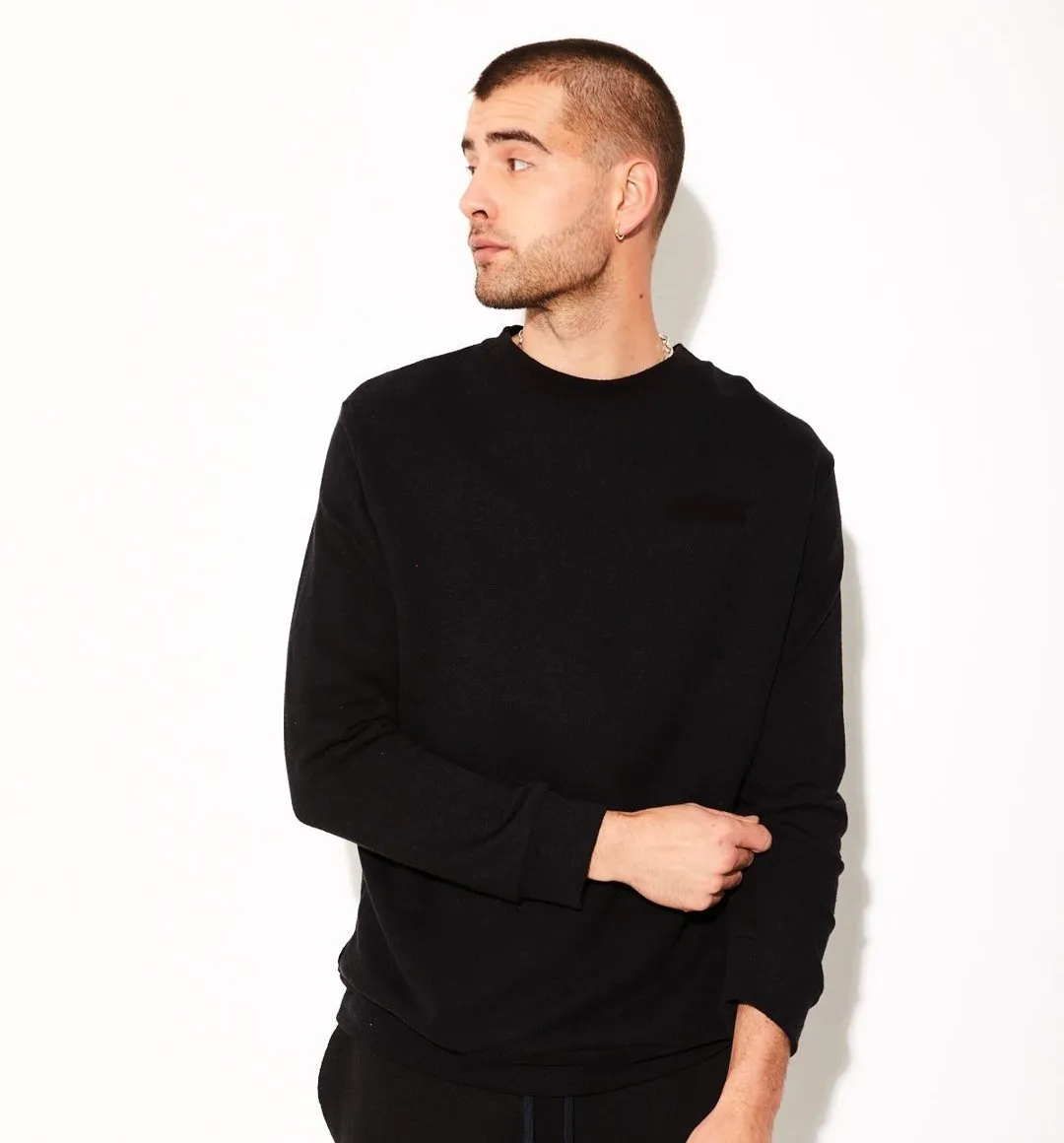 Black Hemp Sweatshirt