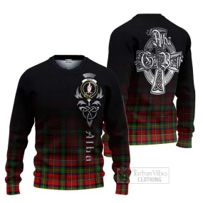 Boyd Tartan Ugly Sweater Featuring Alba Gu Brath Family Crest Celtic Inspired