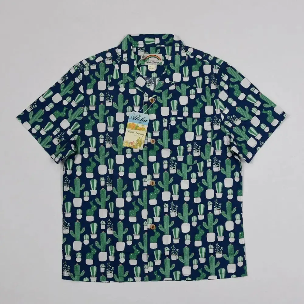 Cactus Camp Shirts Aloha Hawaii Short Sleeve Tee Shirts