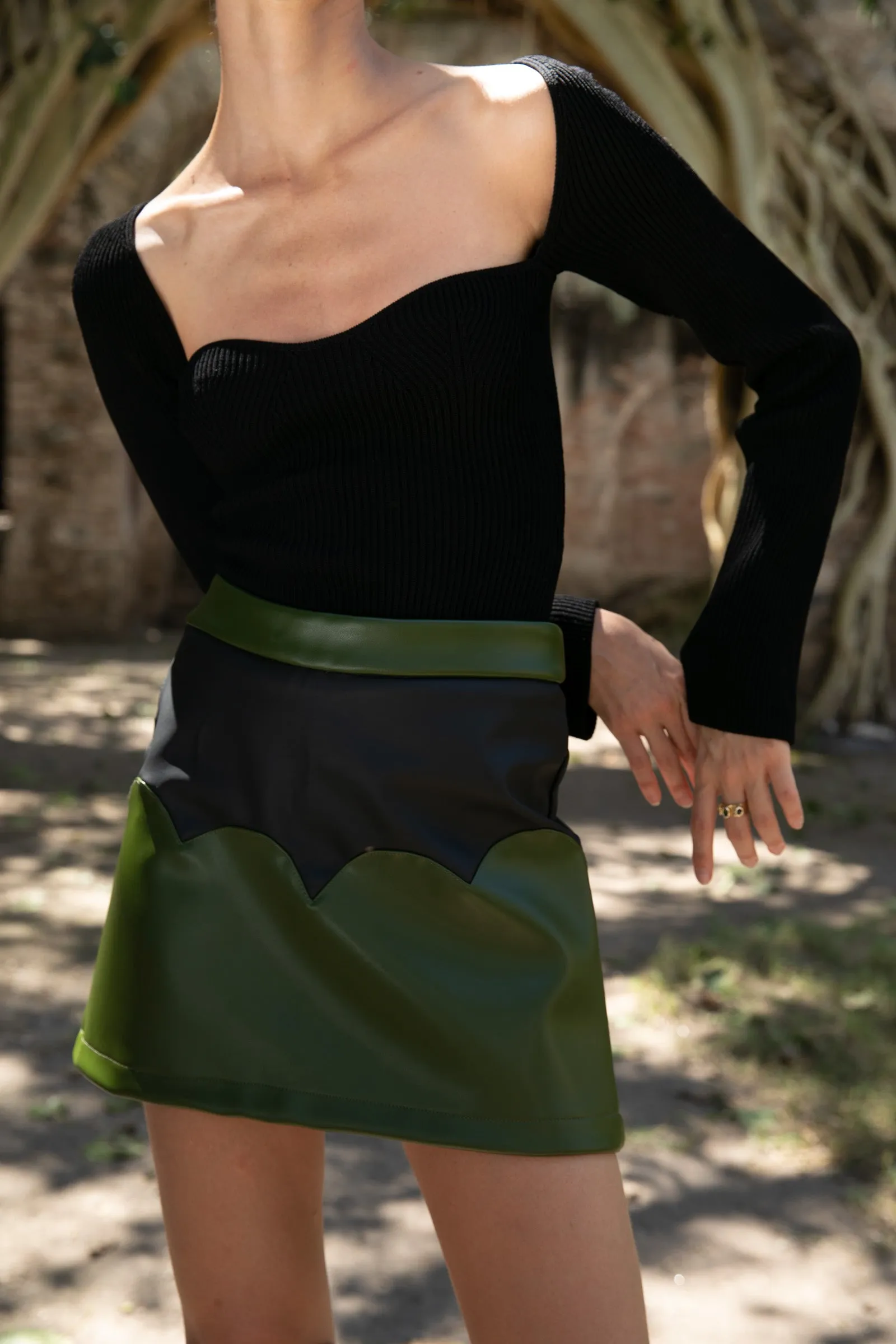 Cactus Scallop Skirt