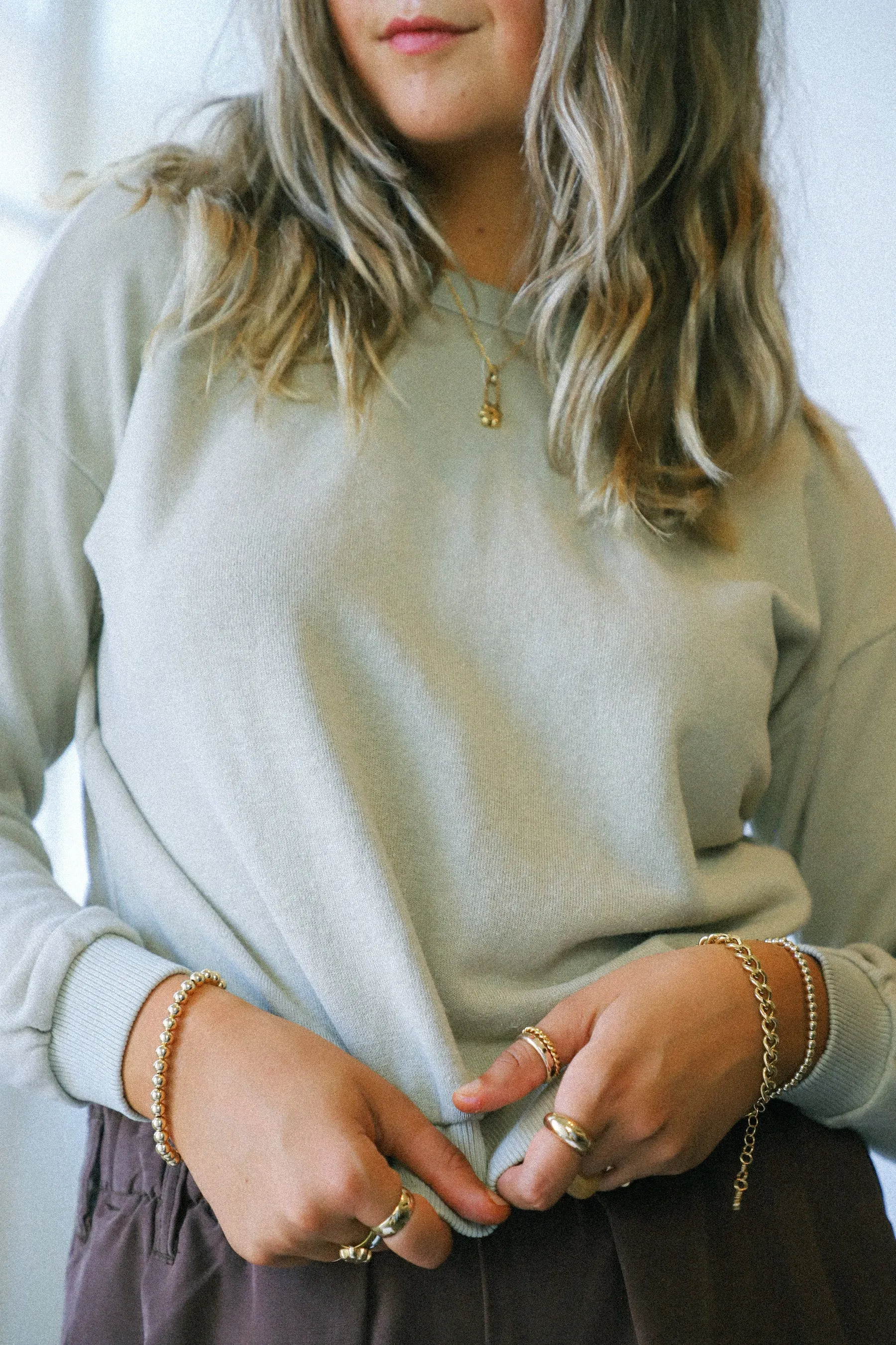 Canvas Crux Cropped Sweatshirt