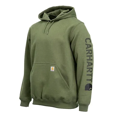 Carhartt Men's Loose Fit Midweight Logo Sleeve Graphic Sweatshirt