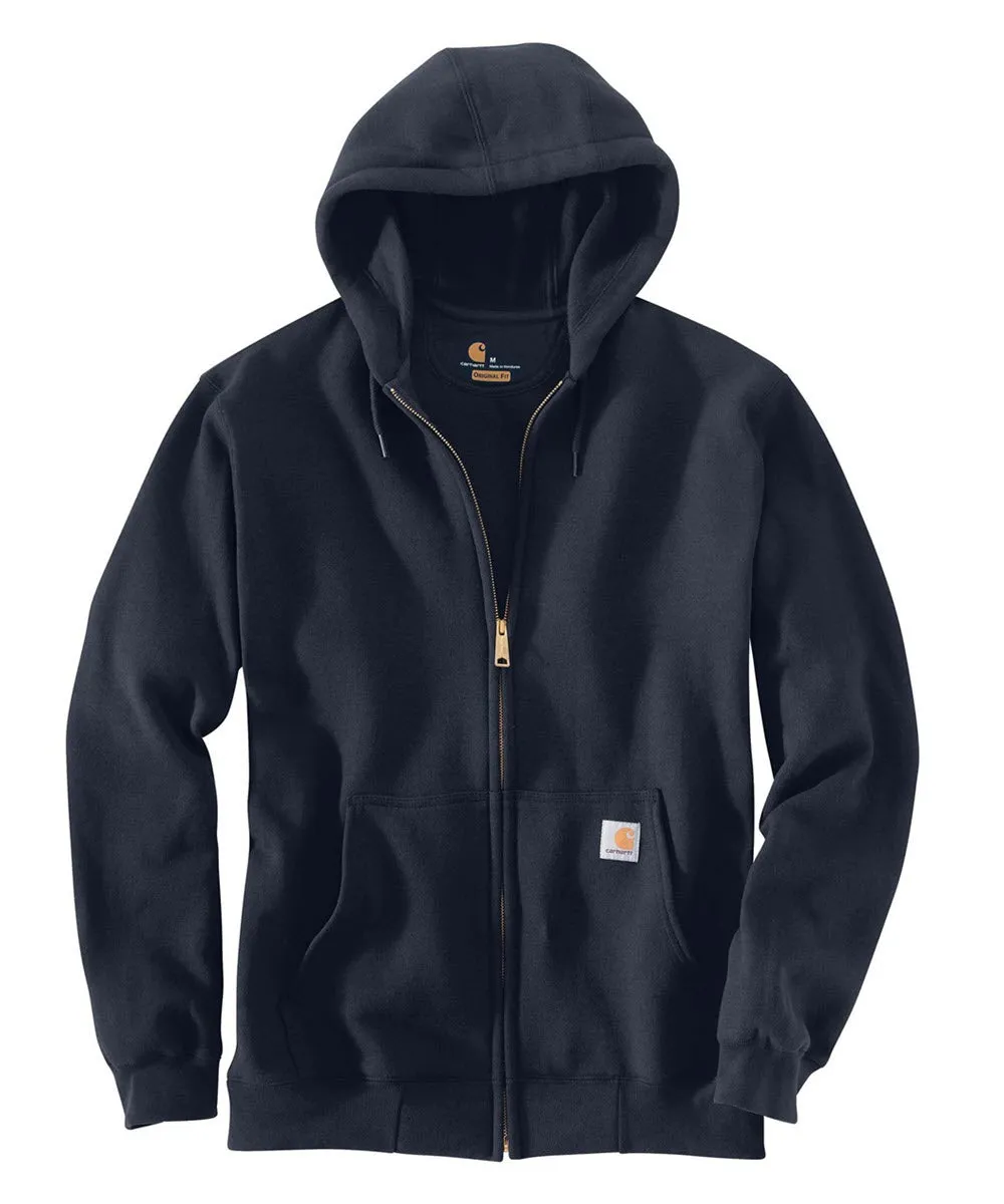 Carhartt Men’s Midweight Zipper Hooded Sweatshirt - New Navy