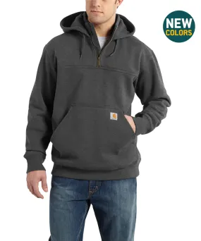 Carhartt Paxton Half-Zip Hooded Sweatshirt - Carbon Heather