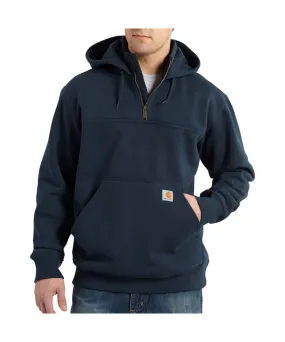 Carhartt Paxton Heavyweight Half-Zip Hooded Sweatshirt - New Navy