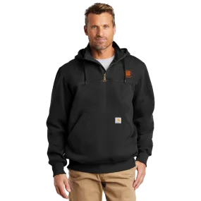 Carhartt Rain Defender Paxton Heavyweight Hooded Zip Mock Sweatshirt