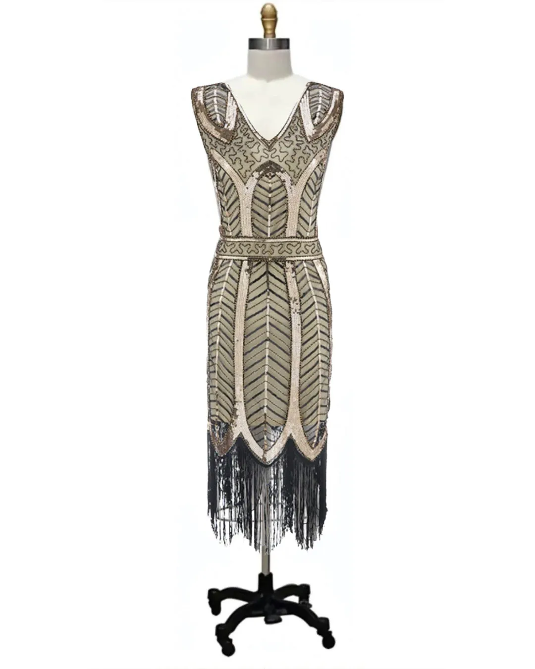 Charleston- the Sequined Short 1920s Inspired Flapper Dress 5 Colors