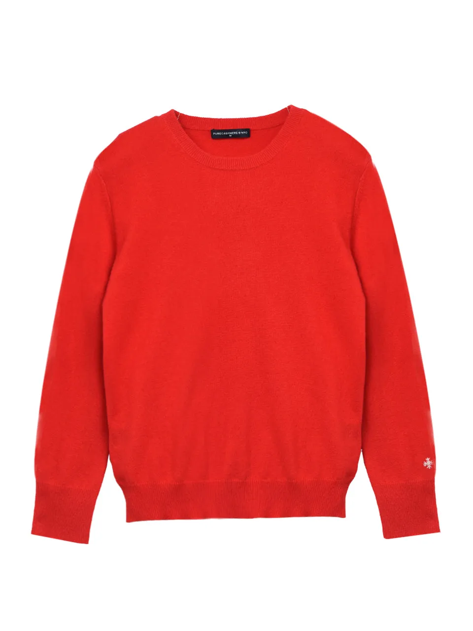 Classic Crew Neck Sweater_Red