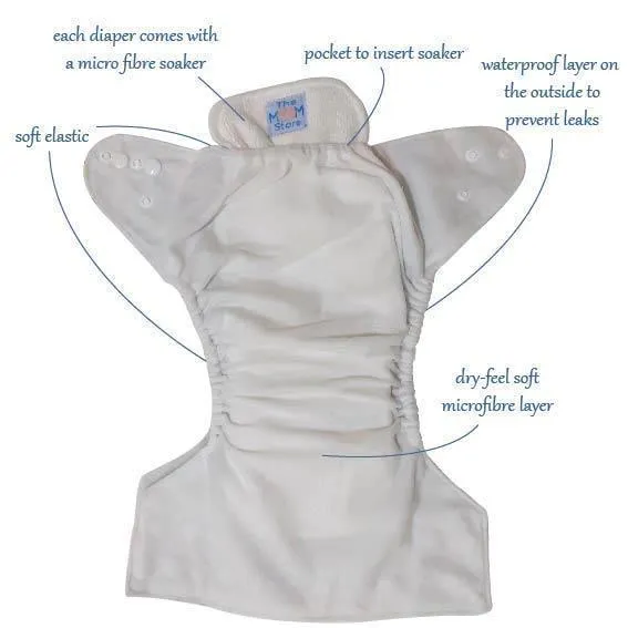 Combo of 3 Reusable Diapers - Option 2