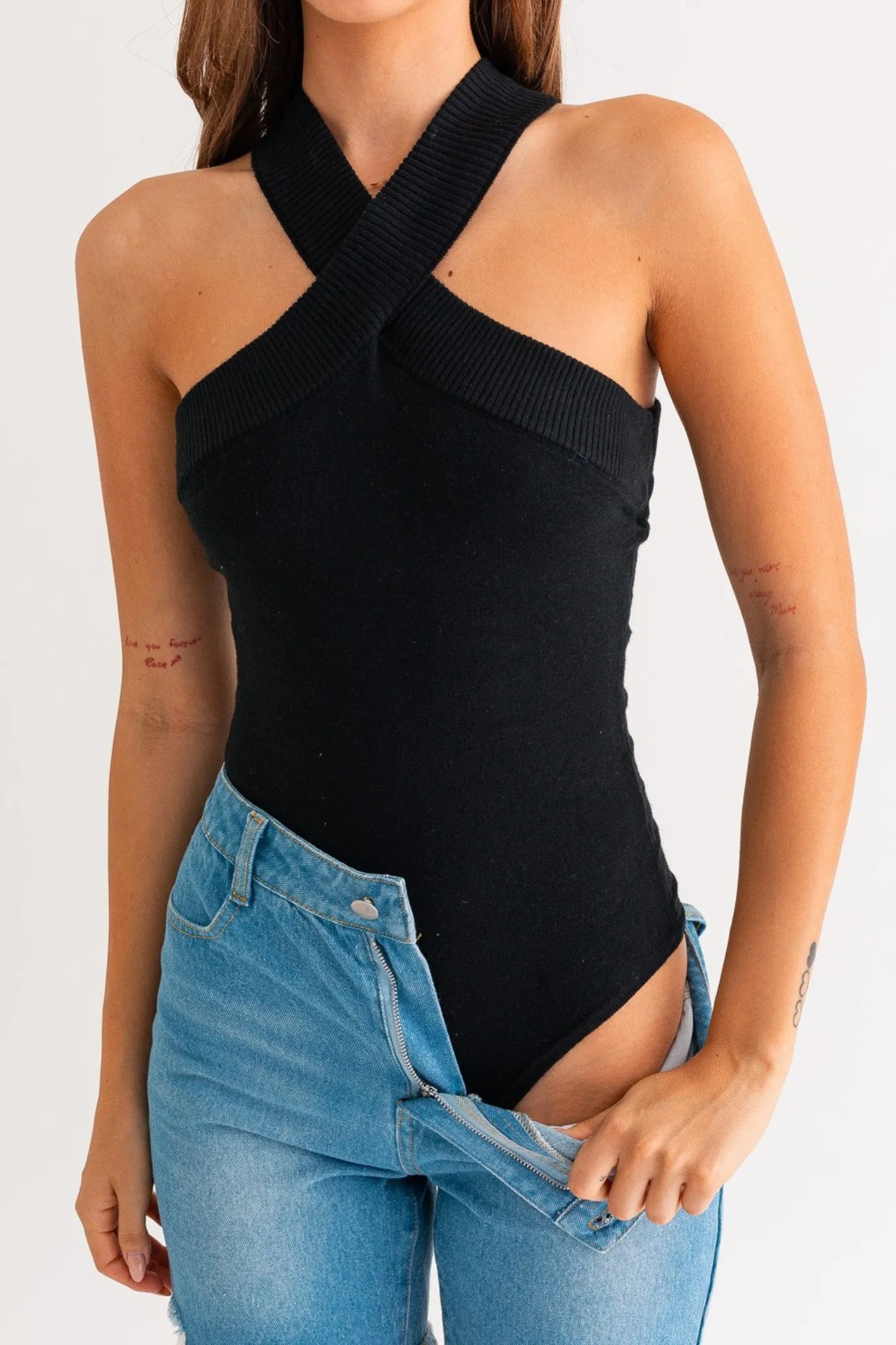 Conner Cross Back Body Suit