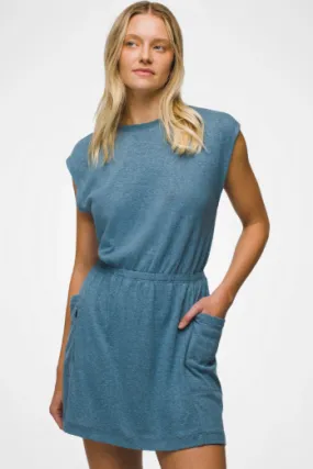 COZY UP CUT OUT DRESS GREY BLUE