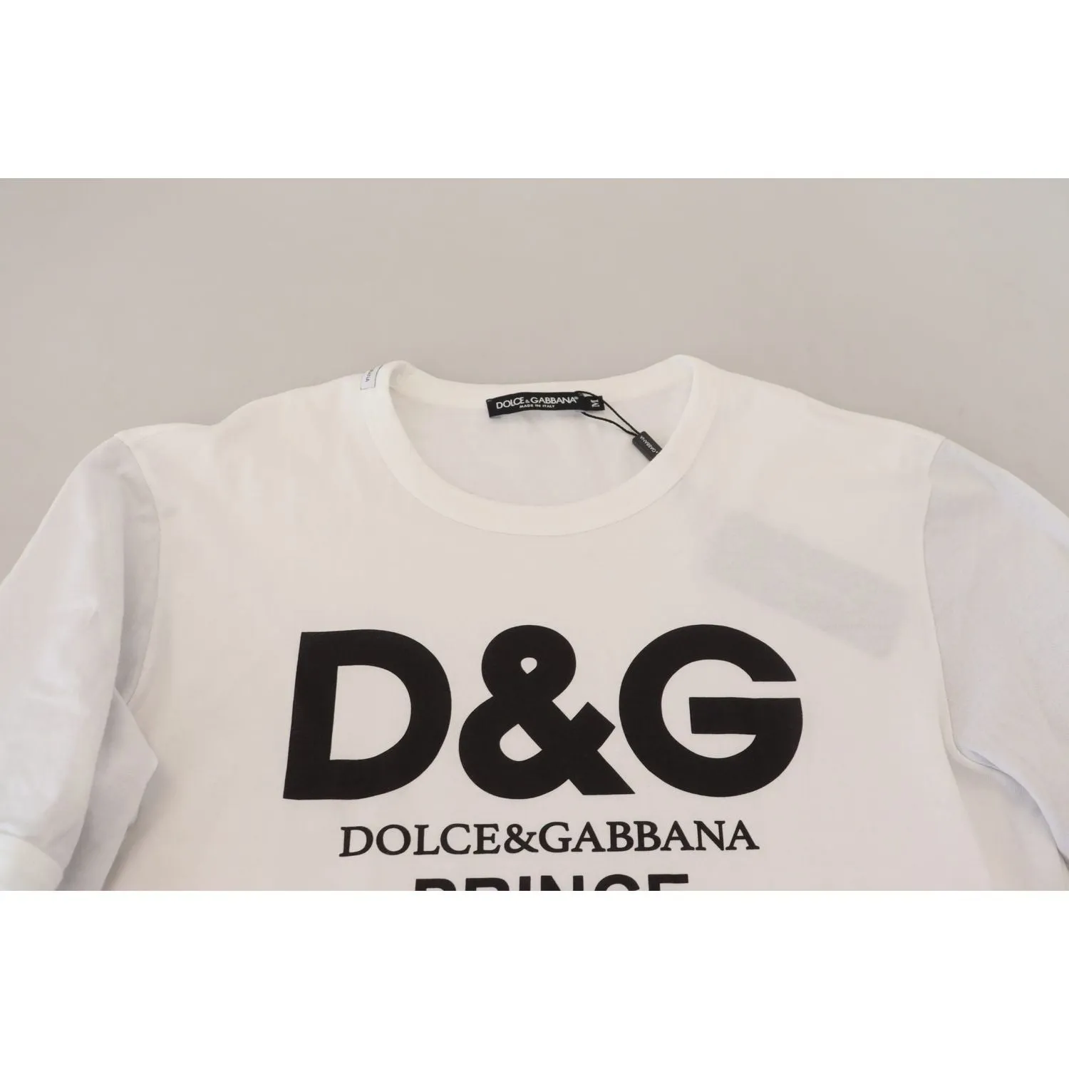 Dolce & Gabbana Elegant White Cotton Pullover Sweater