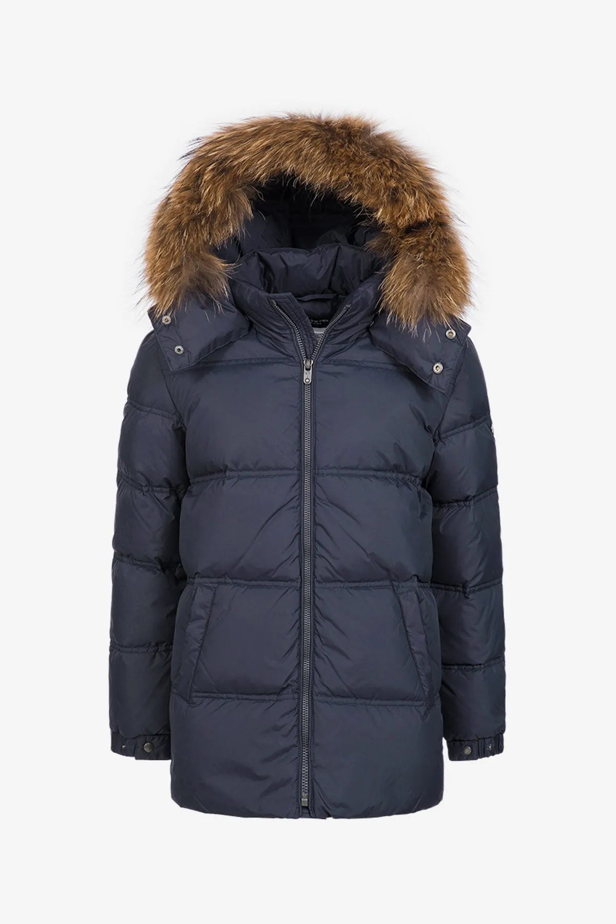 Eddie Pen Skynard Boys Parka - Navy