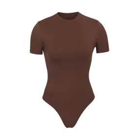 ESSENTIAL T-SHIRT BODYSUIT | SMOKEY QUARTZ