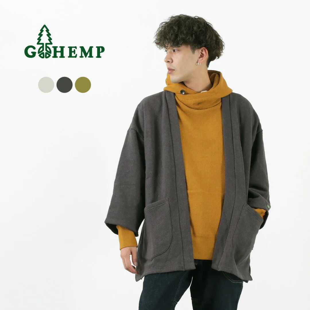 GOHEMP / Hemp Sweatshirt Haori Cardigan