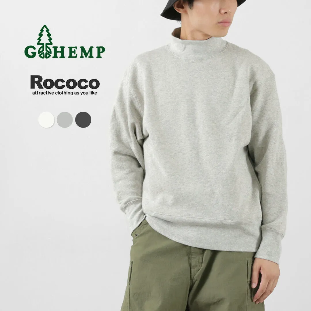 GOHEMP / Mock Neck Sweatshirt