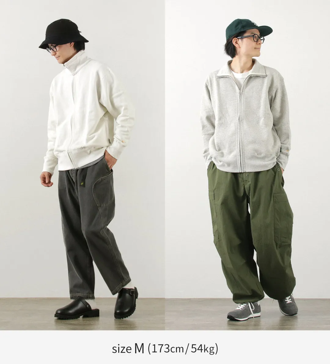 GOHEMP / Stand Up Zip Sweatshirt