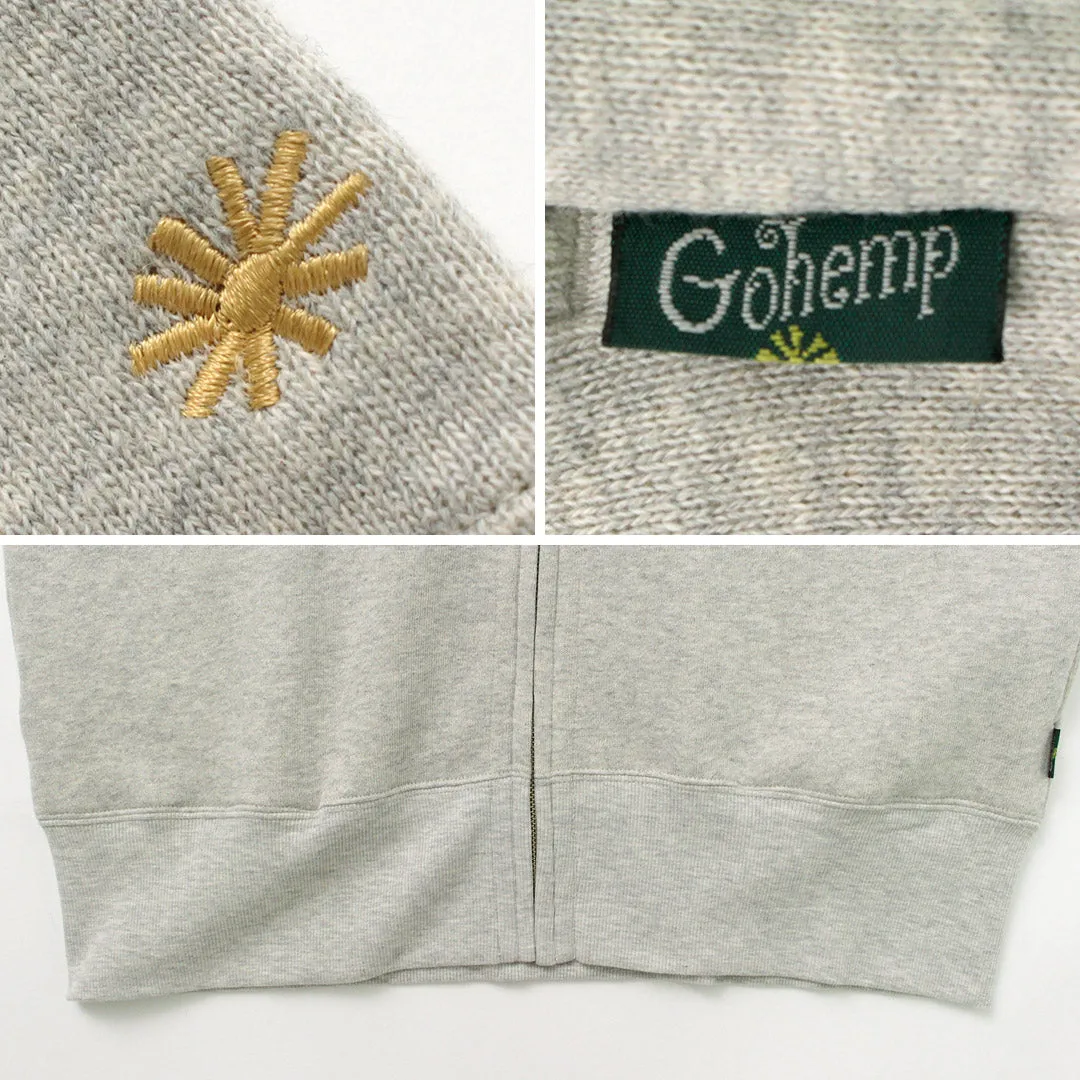 GOHEMP / Stand Up Zip Sweatshirt