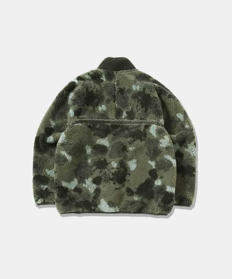 GRAMICCI x AND WANDER JQ Tape Fleece Jacket | Camo