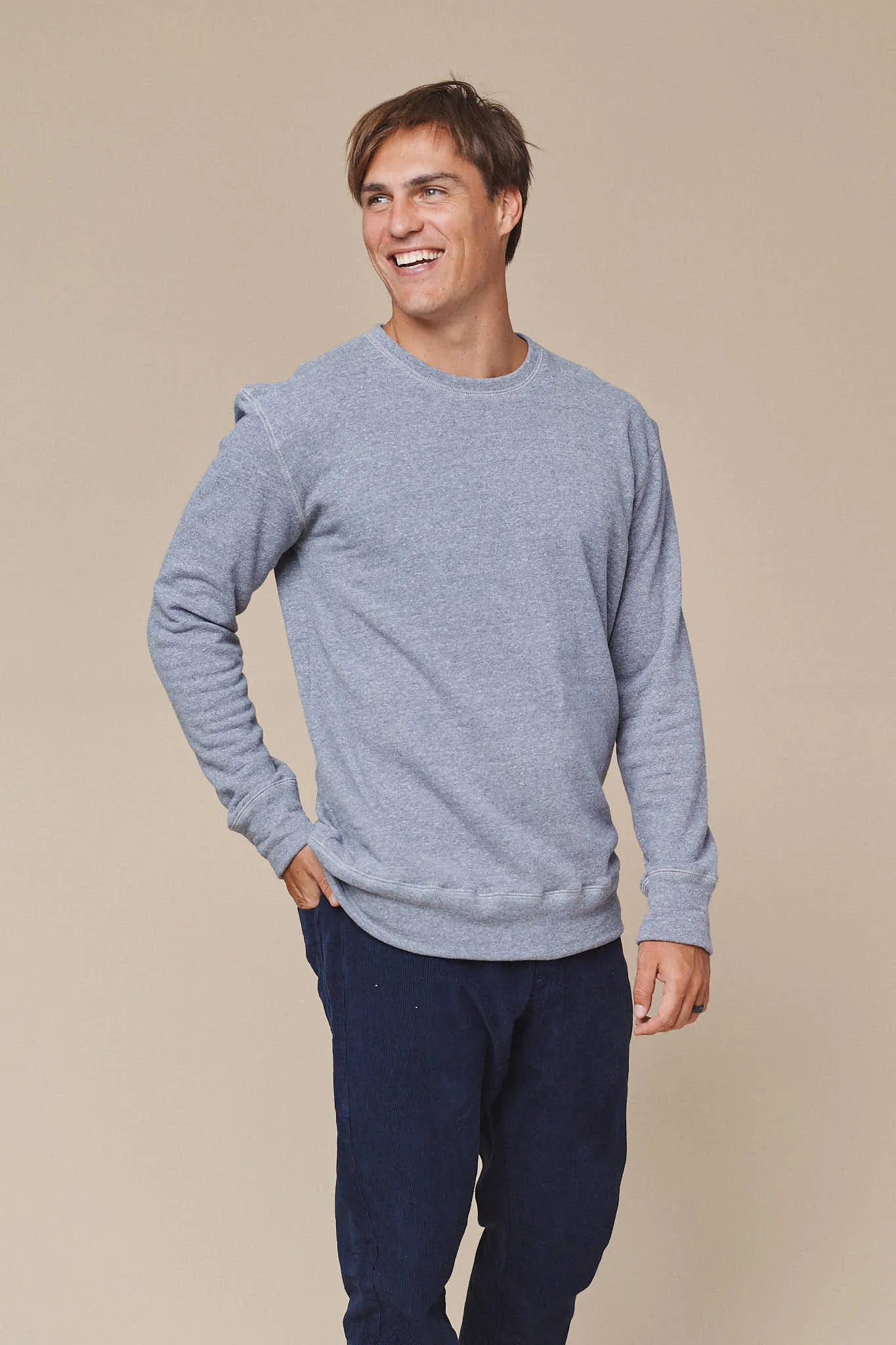 Heathered Fleece Tahoe Sweatshirt