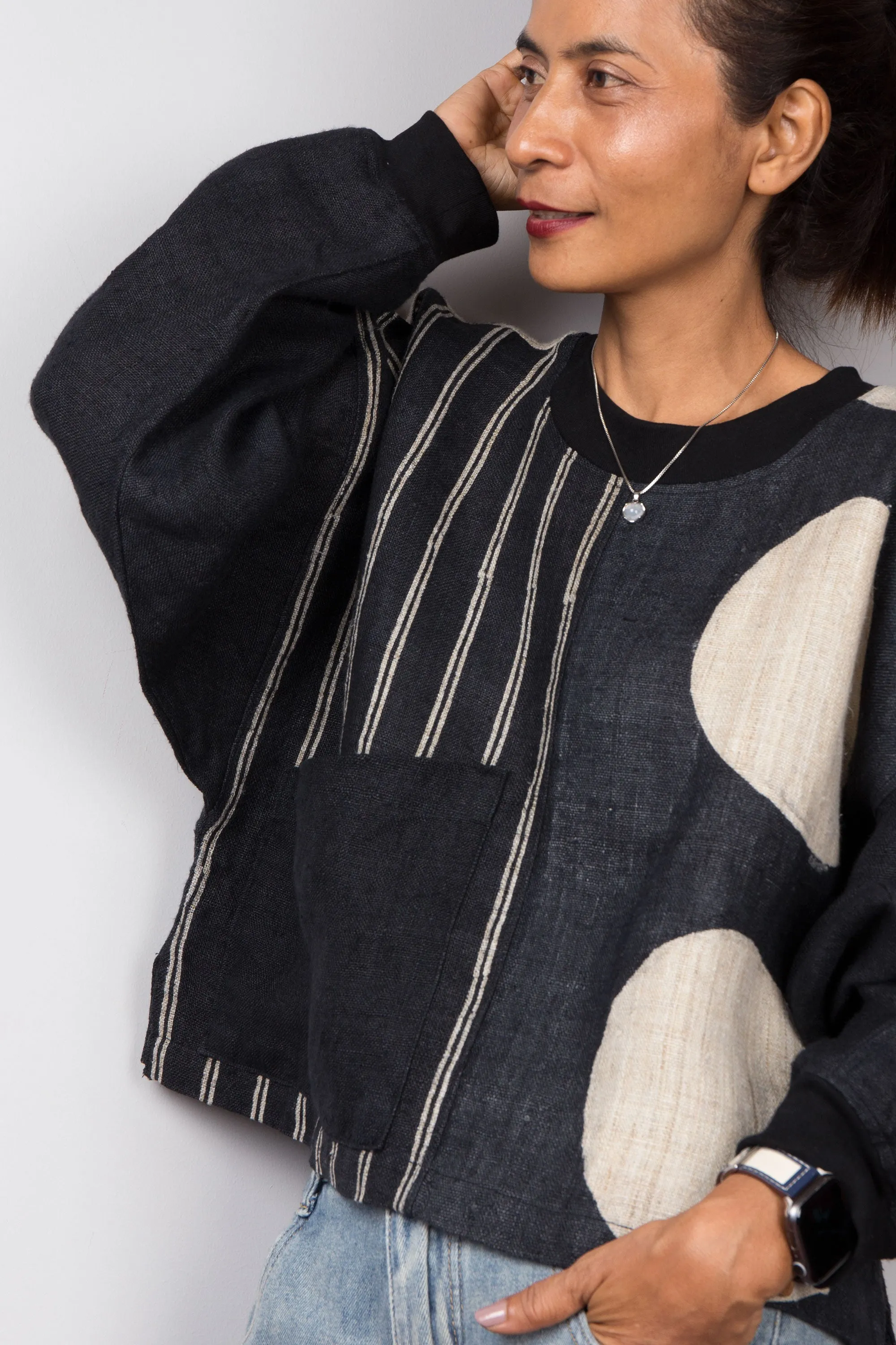 Hemp pullover sweater