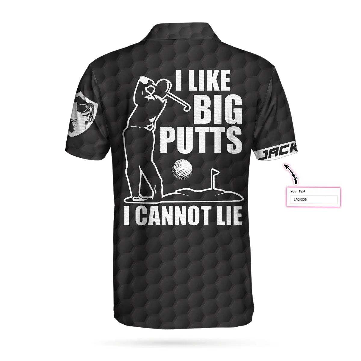 I Like Big Putts I Cannot Lie Custom Polo Shirt, Personalized American Flag Polo Shirt, Best Golf Shirt For Men Coolspod