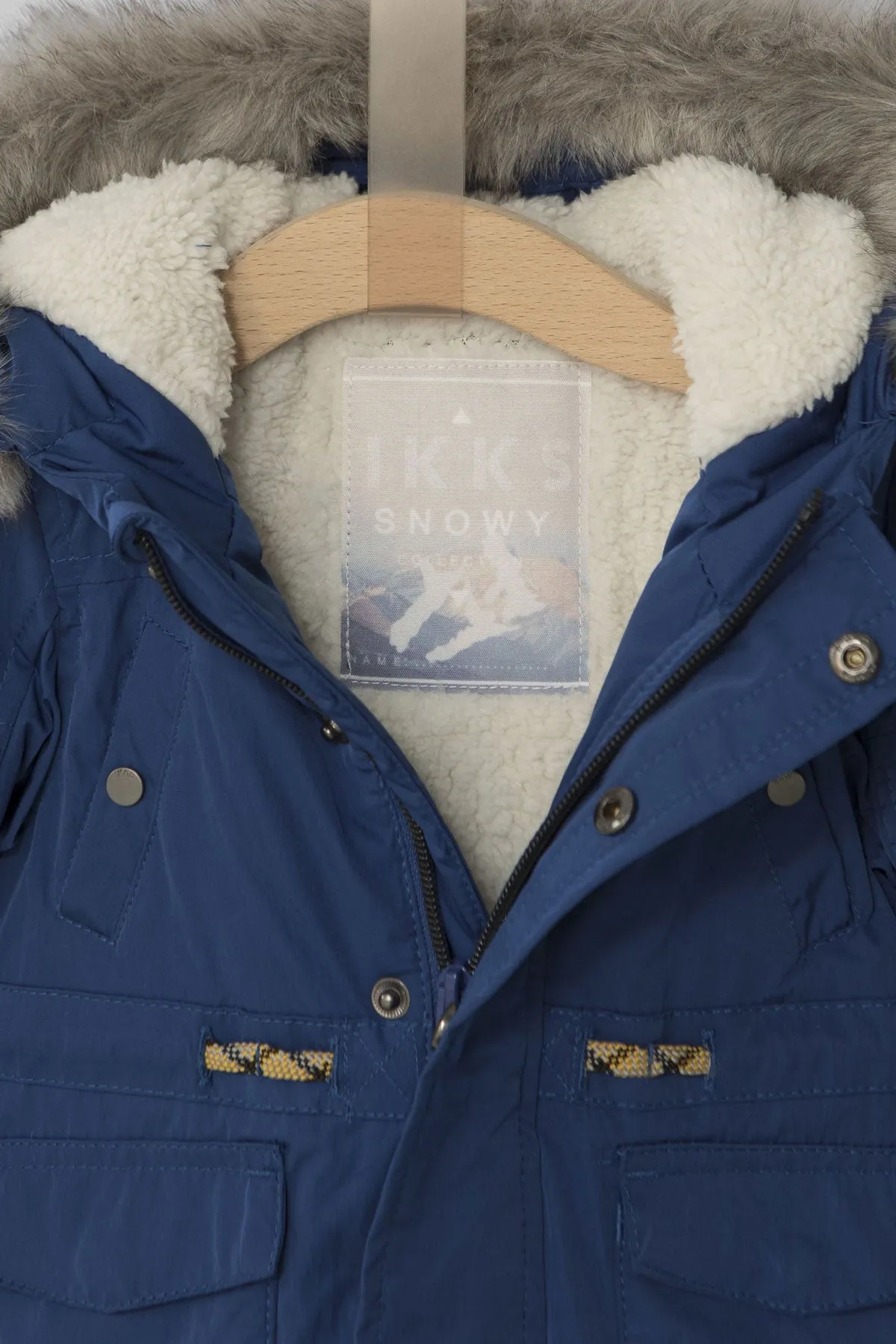 IKKS Blue Baby Boys Parka