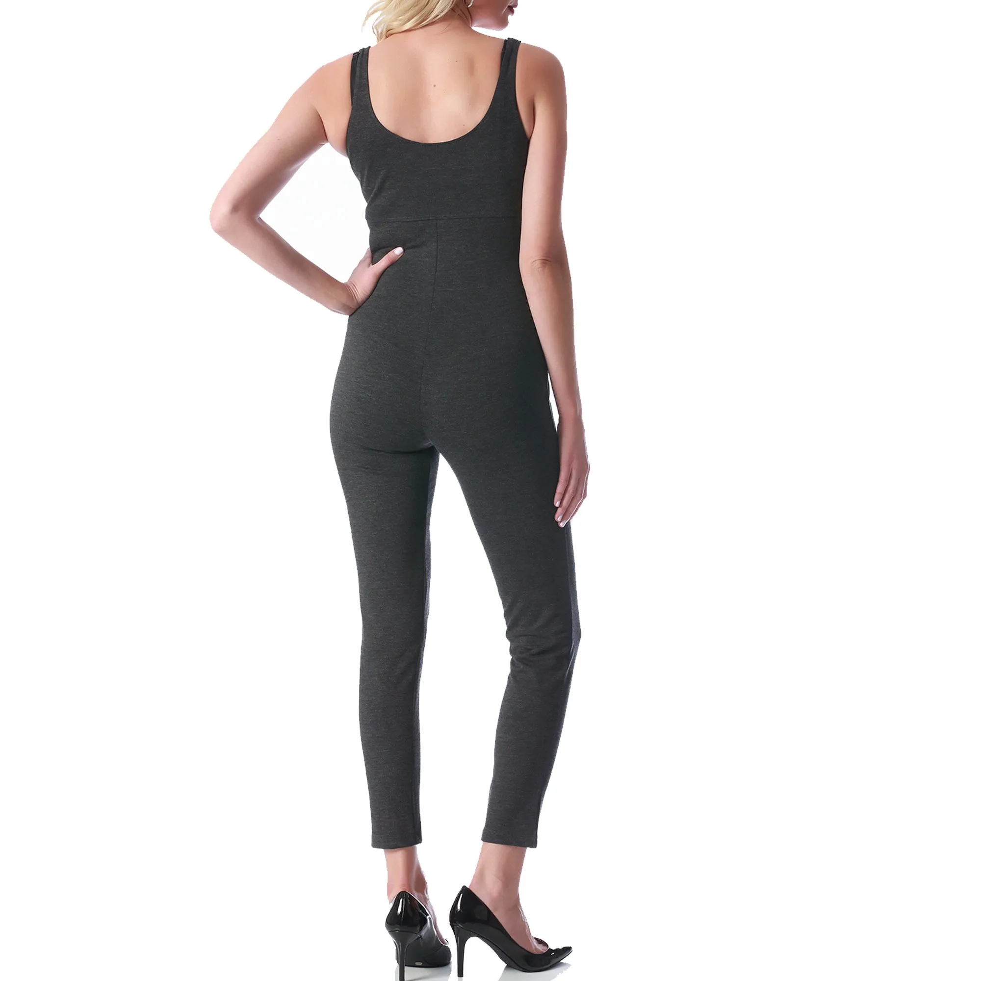 InstantFigure Empire Waist Scoop Neck Bodysuit 168231