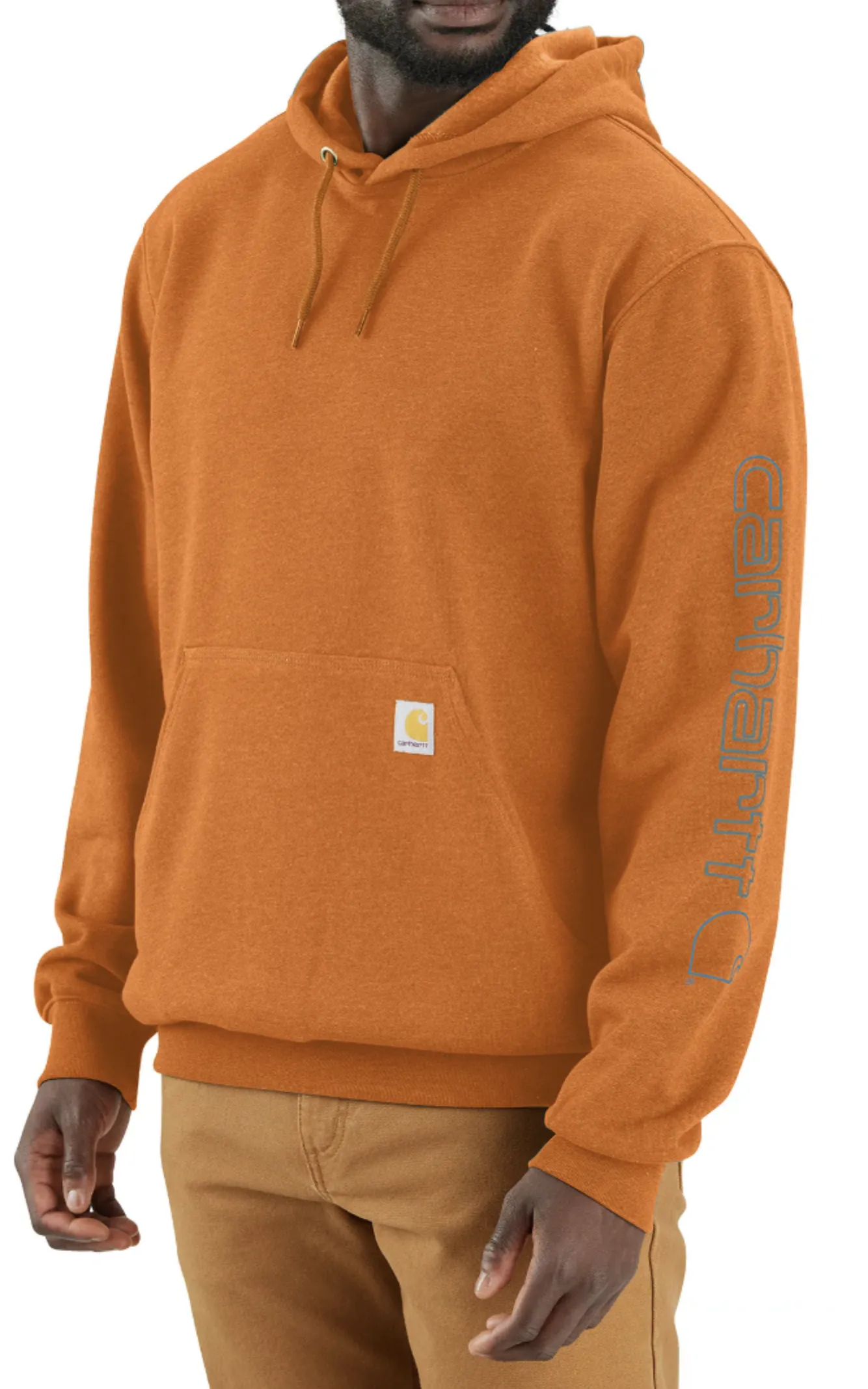 K288 (SEASONAL)- MIDWEIGHT SIGNATURE SLEEVE HOODED SWEATSHIRT