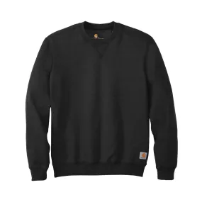 Loose Fit Midweight Crewneck Sweatshirt Black