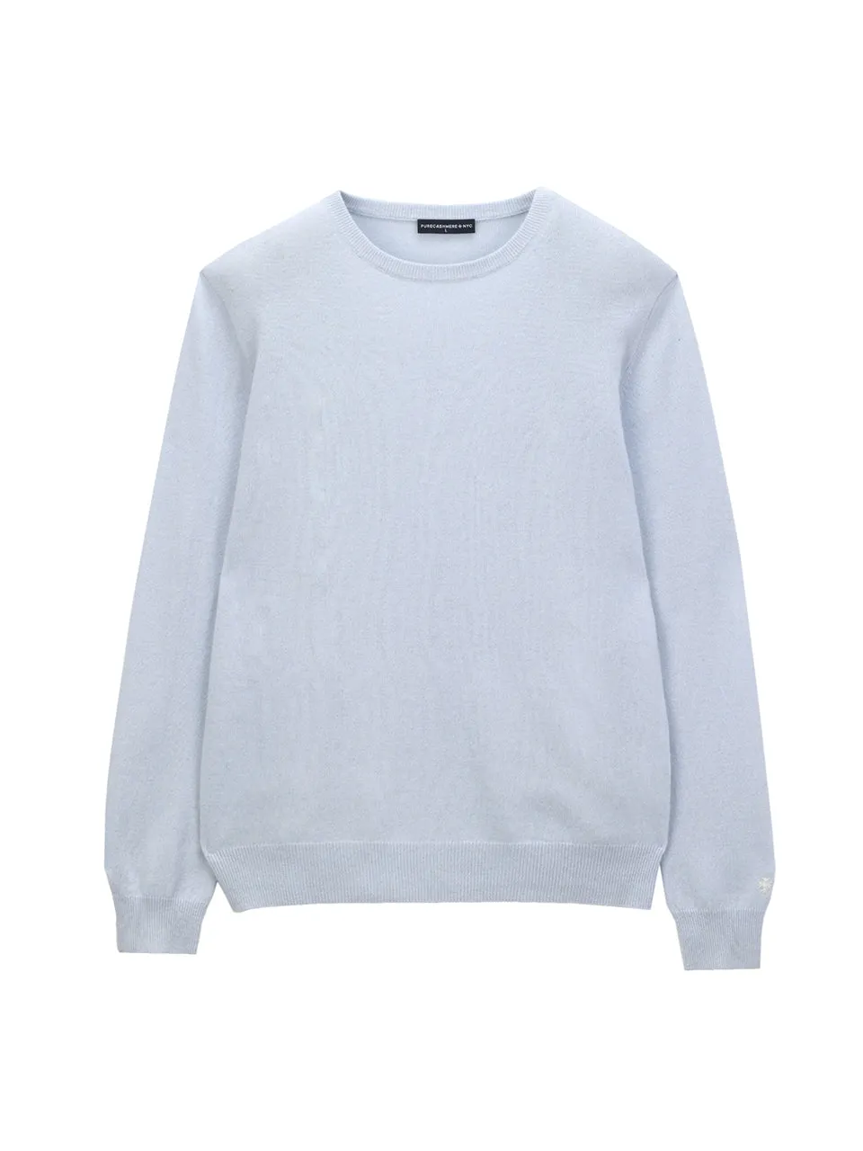 Men Crew Neck Sweater_Baby Blue