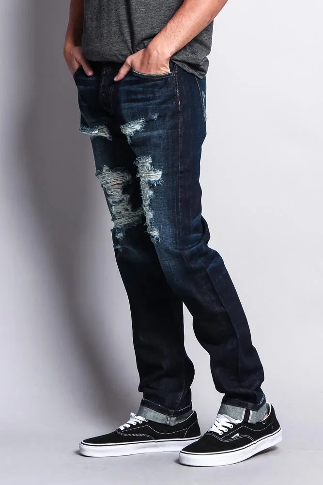 Men's Straight Fit Selvedge Jeans