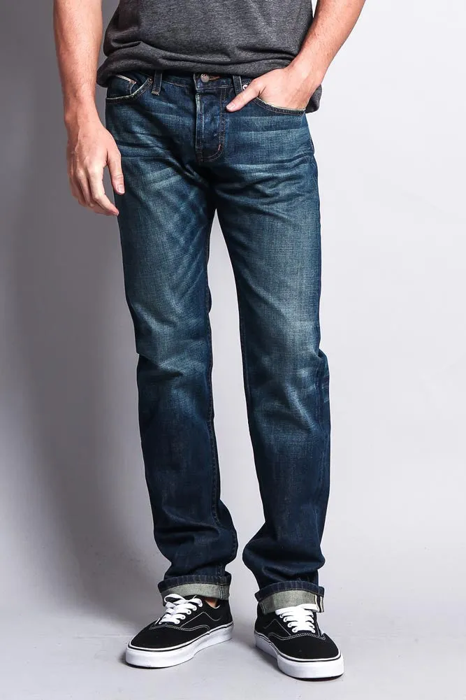 Men's Straight Fit Selvedge Jeans