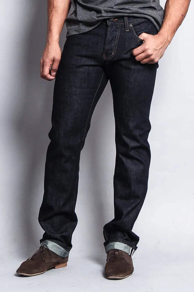 Men's Straight Fit Selvedge Jeans