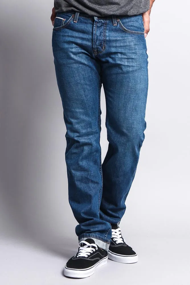 Men's Straight Fit Selvedge Jeans