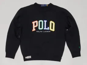 Nwt Polo Ralph Lauren Black Color Spellout Sweatshirt