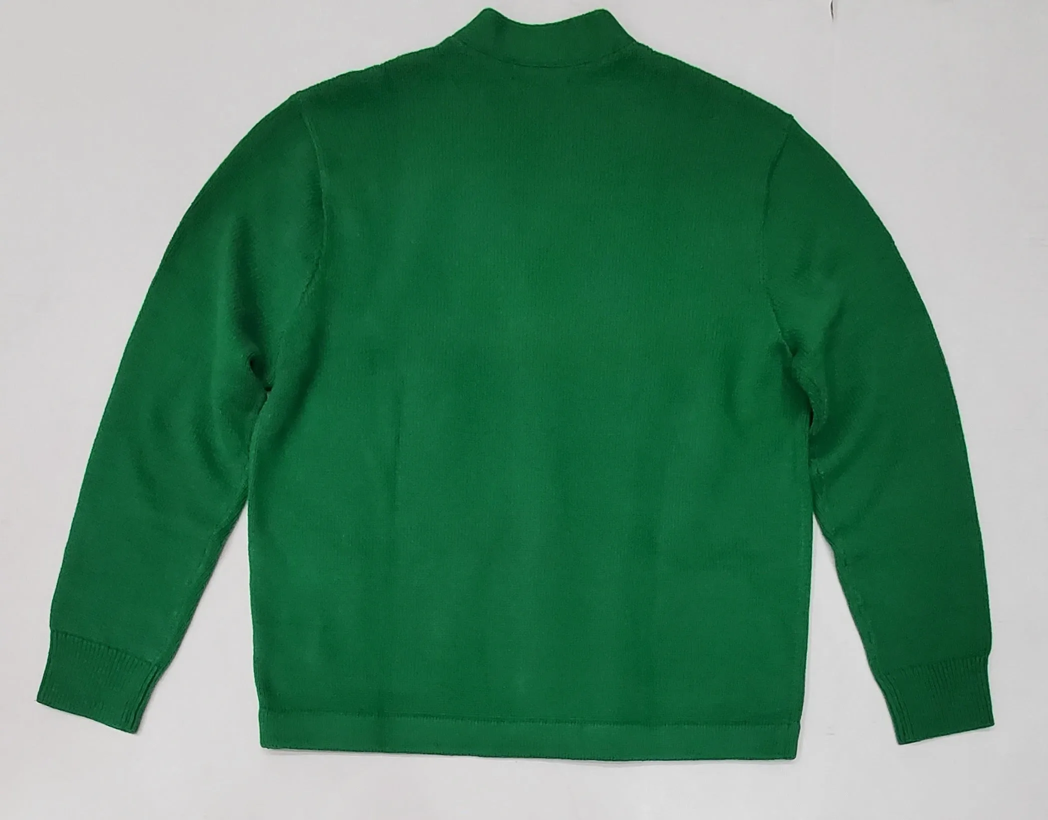 Nwt Polo Ralph Lauren Green 'P' 67 Cardigan